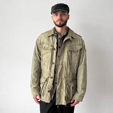 ポロスポーツ 90s cotton nylon jacket L khaki 90s Polo sport cotton nylon baggys jacket | su