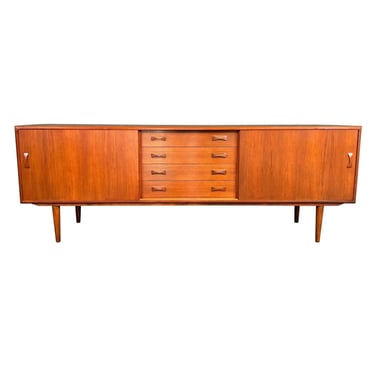 Vintage Danish Mid Century Modern Teak Credenza by Clausen & Son 