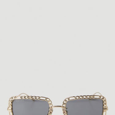 Gucci Women Chain Frame Sunglasses