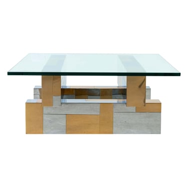 Paul Evans Style Cityscape Coffee table