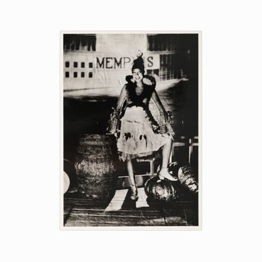 Fotofolio Postcard Josephine Baker La Revue Nègre Post Card Vintage 