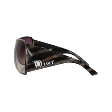 Dior Brown Oversized Gradient Sunglasses