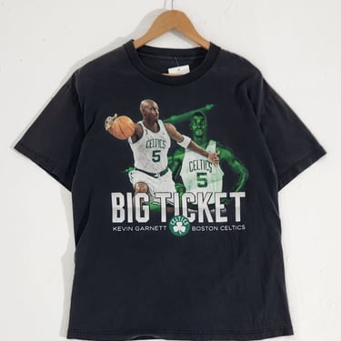 Vintage 2000s Boston Celtics Kevin Garnett T-Shirt Sz. L