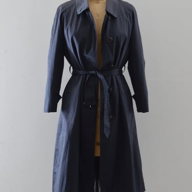 Burberry Blue Trench Coat