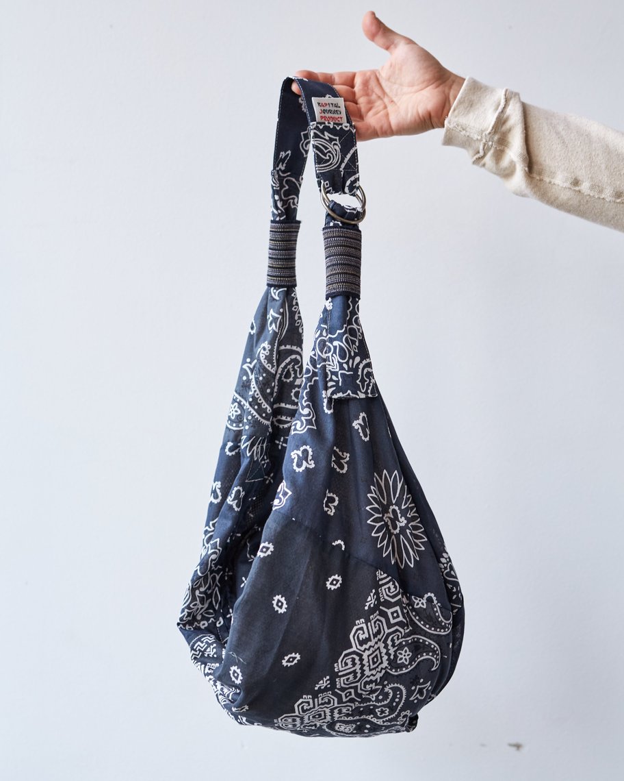 Kapital Bandana スナフキンバッグ Kapital Bandana Beach Snufkin Bag, Khaki – Glasswing