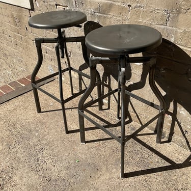 Pair of Industrial Stools