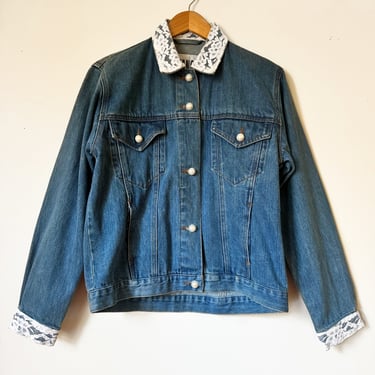 Vtg Denim & Lace Gitano Jacket | S/M