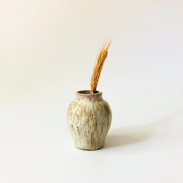 Earth Tone Studio Pottery Bud Vase 