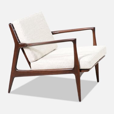 Danish Modern Sculptural Lounge Chair by Ib Kofod-Larsen