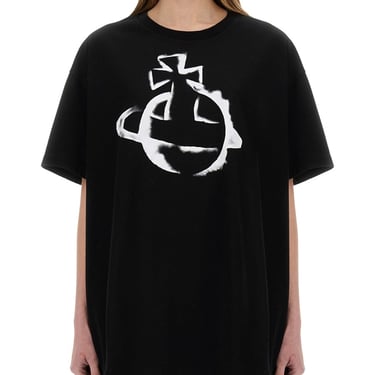 Vivienne Westwood Unisex "Stencil Orb" Oversized T-Shirt