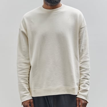 Sillage French Terry Crewneck, Ivory