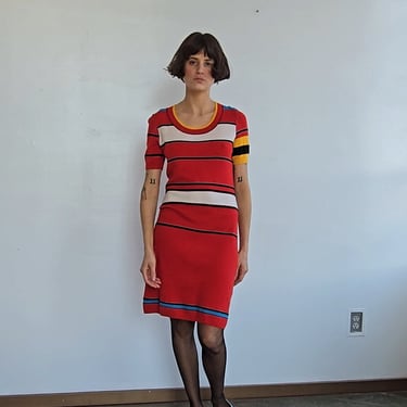 Sonia Rykiel Cashmere Stripe Dress (M)