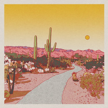 Desert Mountain #37 Print 12x12