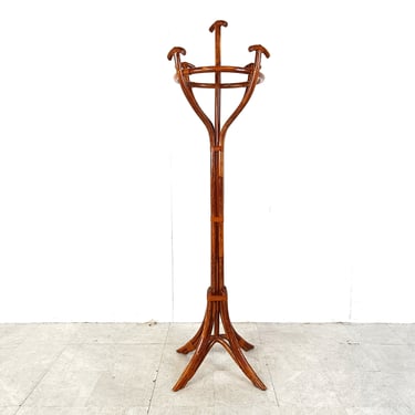 Vintage bamboo coat stand by Maugrion, 1970s - vintage coat stand - vintage coat hanger - vintage hallway tree 