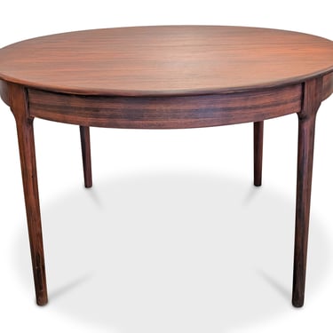 Round Rosewood Table No Leaves - 022543