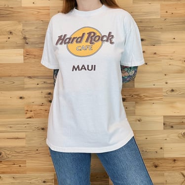 Vintage 90's Hard Rock Cafe Maui Tee Shirt T-Shirt 