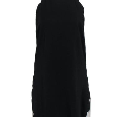 A.L.C. - Black Scalloped Edge Mini Dress w/ Contrasting Slip Sz 6