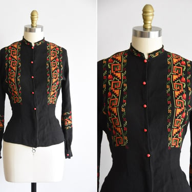 1930s Folk Roots blouse 