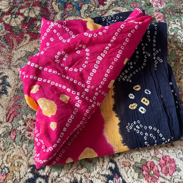 Vintage all cotton gauze sari, Indian shawl, wrap skirt | red & black India saree, boho hippie 