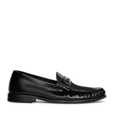 Celine Men Triomphe Celine Luco Loafers In Polished Bulls Leather