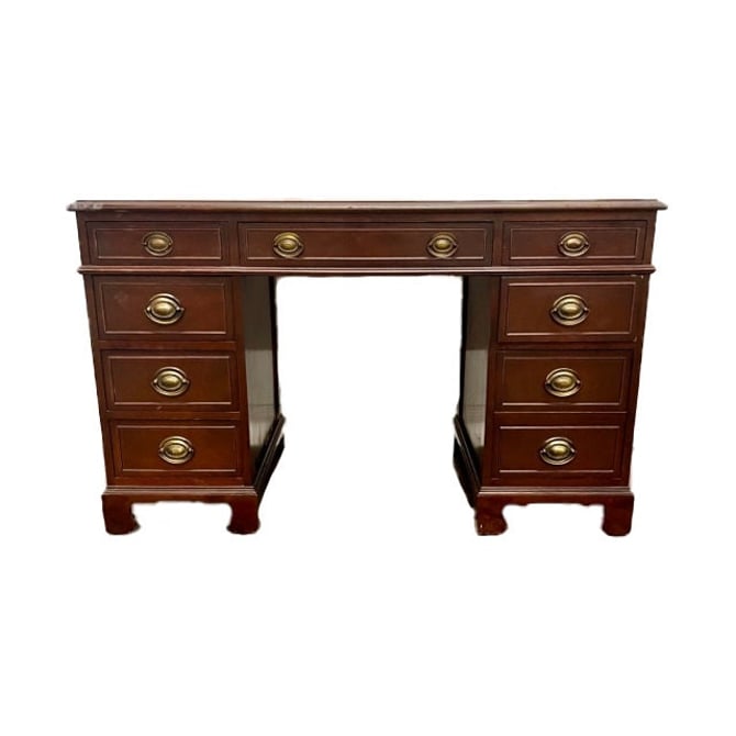 AVAILABLE Mahogany Hepplewhite Desk Vintage Refined Decor Chicago, IL