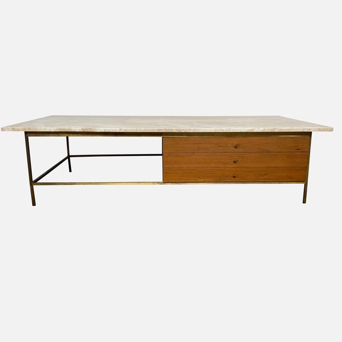 Vintage Paul McCobb Coffee Table With 3 Drawers