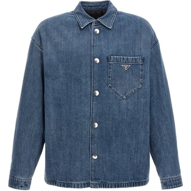 Prada Men Padded Denim Jacket