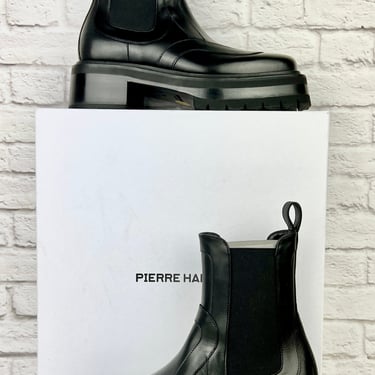 Pierre Hardy Lug Sole Boots, Size 7, Black