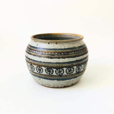 Mid Century Studio Pottery Planter Bowl 