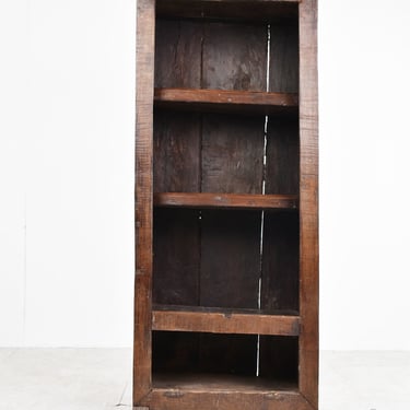 18th century book case - antique book case - antique wooden book case 