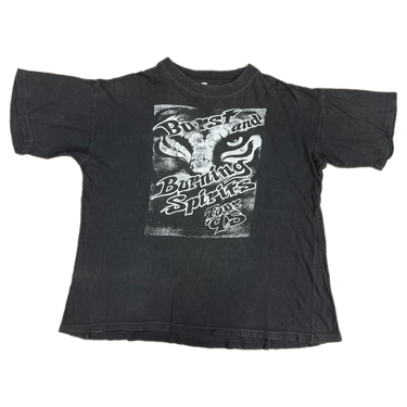 Vintage Burst And Burning Spirits Tour "Death Side Nightmare" Tribal T-Shirt