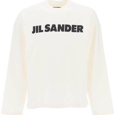 Jil Sander Long-Sleeved Logo T Men