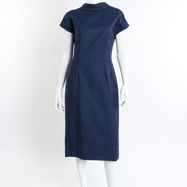 1998 F/W Wool Pinstripe Dress