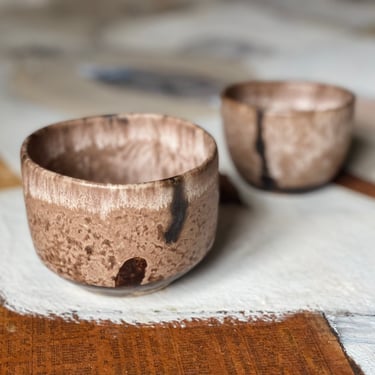 HOLD | Lee & Pup McCarty | McCarty’s Pottery | Nutmeg Coffee Cup and Old Fashioned Bowl (set of 2) 