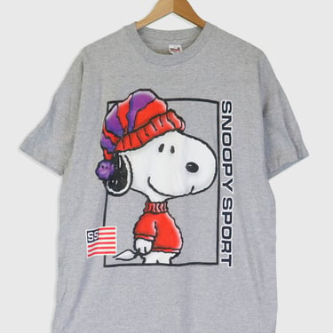 Vintage Snoopy Sport Graphic T Shirt Sz XL