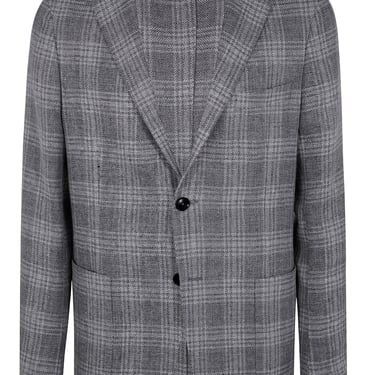 Zegna Men Wool And Linen Jacket