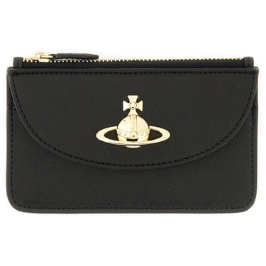 Vivienne Westwood Women "Slim Longhalf Moon" Wallet