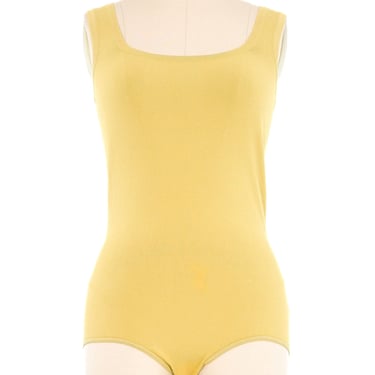 Alaia Chartreuse Sleeveless Bodysuit