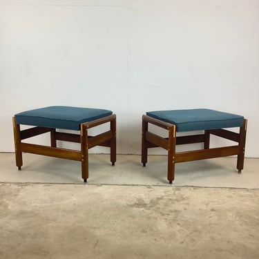 Mid-Century Modern Footstools by Thonet 