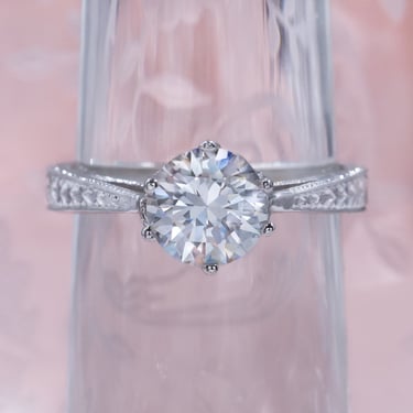 GIA-Certified 1.29 Carat Diamond Ring By Danhov