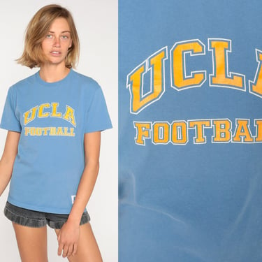 UCLA Football Shirt y2k University T-Shirt California Tshirt Los Angeles College Bruins NCAA Sports Graphic Tee Vintage 00s Extra Small xs 