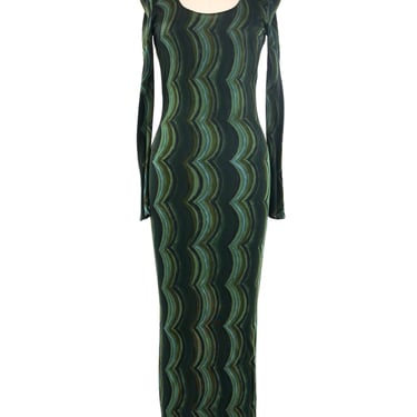 Versace Istante Printed Jersey Dress