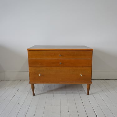 mid century small 3-drawer chest