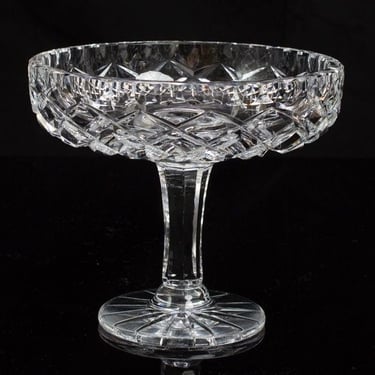 Crystal Compote | Crystal Champagne Coupe | Vintage Glassware 