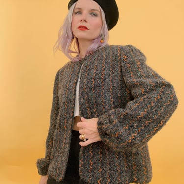 Vintage 80s Mohair Blend Jacket 