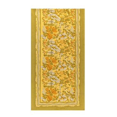 Jardin Table Runner in Mustard & Grey