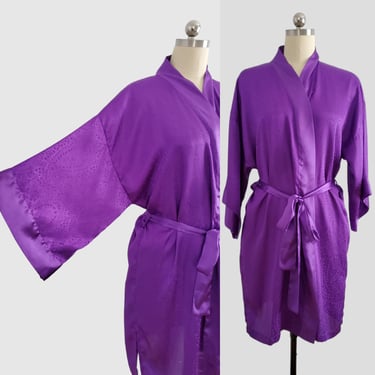 1980s/90s Short Victoria's Secret Robe with Belt 80s Lingerie 80's/90s Loungewear Women's Vintage One Size 