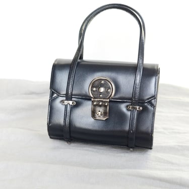 1960s Navy Saks Fifth Avenue Handbag 