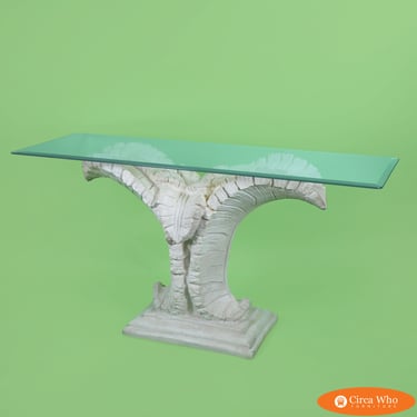 Serge Roche Blonde Palm Console | Circa Who - West Palm Beach, FL | ATTIC