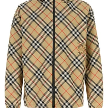 Burberry Man Embroidered Polyester Reversible Jacket